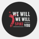 Search for volleyball spike stickers Sports