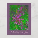Search for purple green postcards Thinking of you