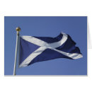 Recherche de drapeaux écossais cartes postales Blanc