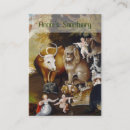 Search for rescue business cards Animal protection