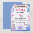 Search for mermaid 4th birthday invitations Cute