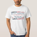 Search for ben carson tshirts President