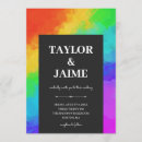 Search for gay lesbian wedding invitations Rainbow
