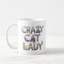 Recherche de dame folle de chat tasses Illustration