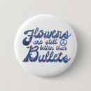 Search for hippie sign buttons Floral