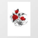 Search for gothic window decals Roses