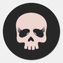 Search for cute girl skull stickers Halloween