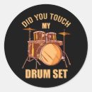 Search for funny drummer stickers Musician