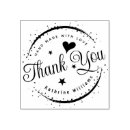 Search for thank you business stamps Made with love