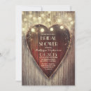 Search for wooden bridal shower invitations Vintage