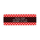 Search for polka dot wedding return address labels Modern