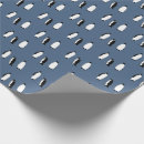 Recherche de oiseaux noirs papier cadeau Noir et blanc