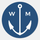 Recherche de ancre nautique autocollants Maritime