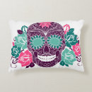 Search for day of the dead pillows Black and white