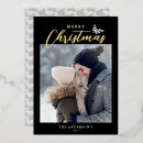 Search for black and gold christmas cards Minimalist