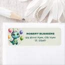 Search for 4th birthday return address labels Cute