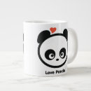 Recherche de panda mugs Amour