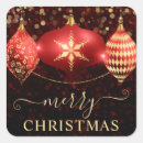 Search for red ornament stickers Winter