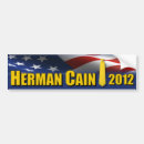 Search for cain 2012 bumper stickers Republican