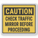 Search for safety sign bumper stickers Warning