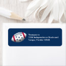 Recherche de football labels return address labels Balle
