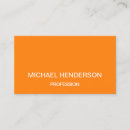 Search for orange business cards Cool