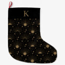 Search for art deco christmas stockings Black