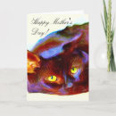 Search for black cat mothers day cards Mom