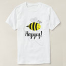 Search for bee happy mens tshirts Cute