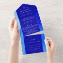 Search for modern suite wedding invitations All in one