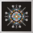 Recherche de mandala coloré posters Bohème