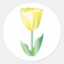 Recherche de tulipe jaune autocollants Printemps