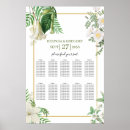 Search for gold white wedding seating charts Green and white