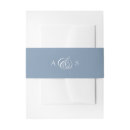 Recherche de monogramme j s b cartes invitations Bleu poussiéreux