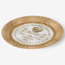 Search for 50th wedding plates Golden