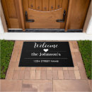 Search for last name doormats Classic timeless elegant stylish