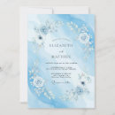 Search for serenity blue wedding invitations Floral