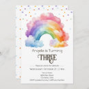 Recherche de kids rainbow birthday invitations Arc en ciel