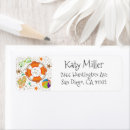 Search for beach ball return address labels Cute