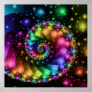 Recherche de fractale spirale posters Rose
