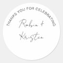 Search for thank you bag stickers Round