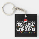 Search for hunting keychains Santa