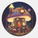 Search for mushroom house stickers Cute
