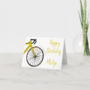 Search for bicycle birthday cards Unique