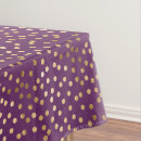 Search for purple and gold tablecloths Modern
