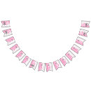 Search for its a girl bunting flags For her