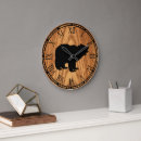 Search for black bear clocks Rustic