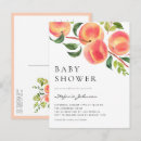 Search for peach baby shower invitations Summer