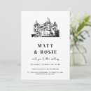 Search for bespoke wedding invitations Venue illustration