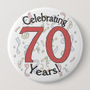 Recherche de 70 ans badges Fête